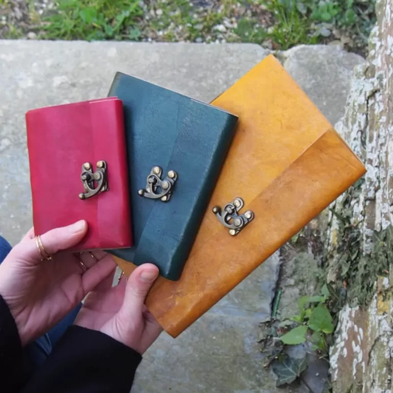Carnets En Cuir*Skin Project Calepin en cuir coloré – Crochet