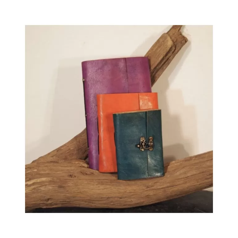 Carnets En Cuir*Skin Project Calepin en cuir coloré – Crochet