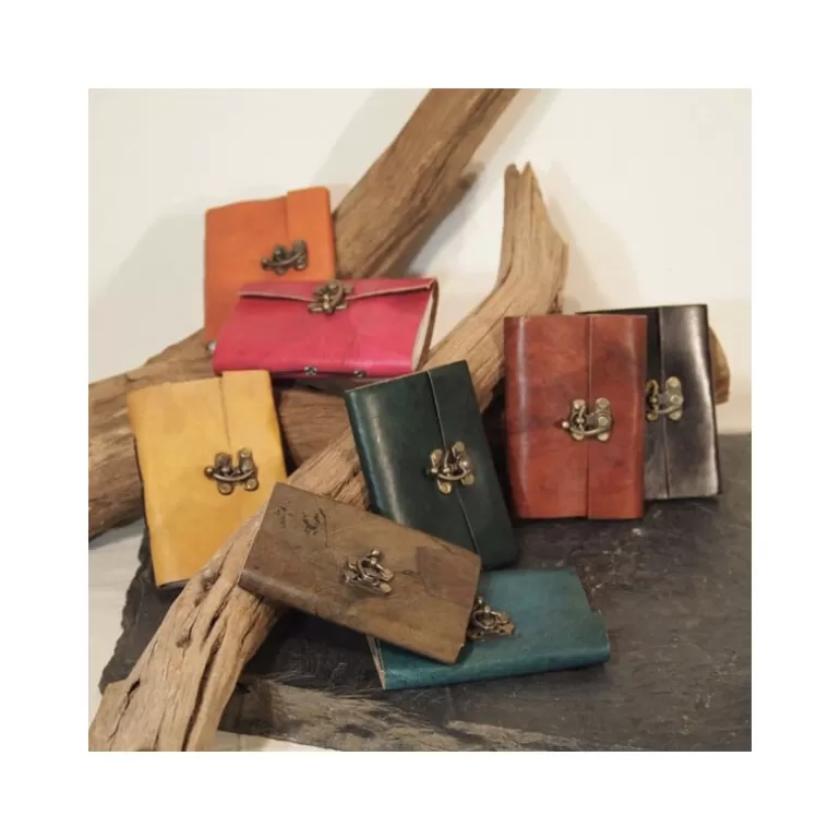 Carnets En Cuir*Skin Project Calepin en cuir coloré – Crochet