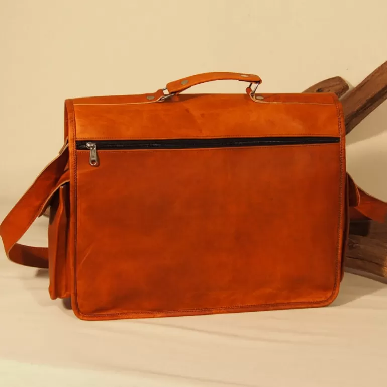 Sacs À Bandoulière En Cuir | Cartables En Cuir*Skin Project Cartable vintage en cuir - Ordinateur 15''