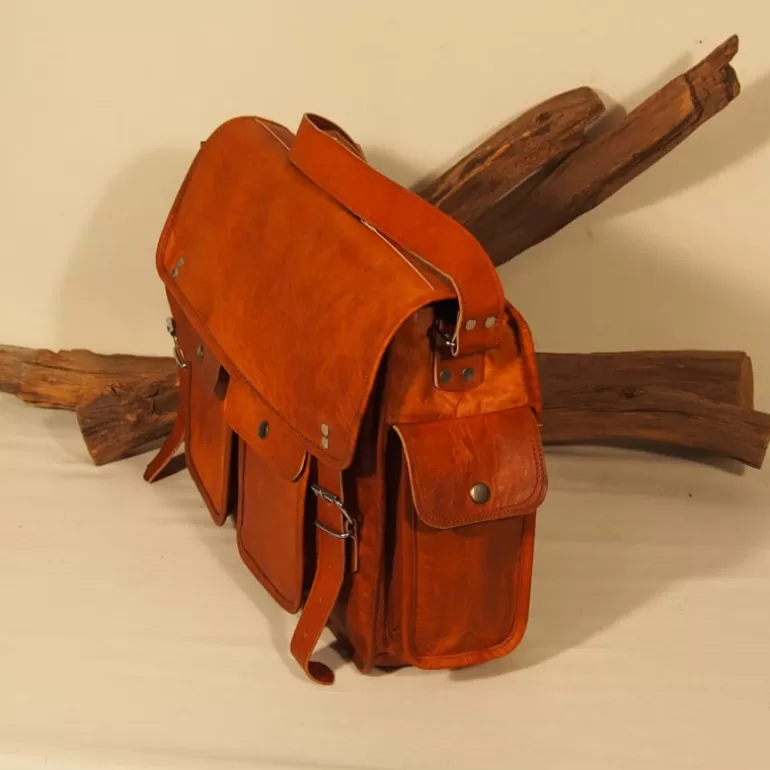 Sacs À Bandoulière En Cuir | Cartables En Cuir*Skin Project Cartable vintage en cuir - Ordinateur 15''