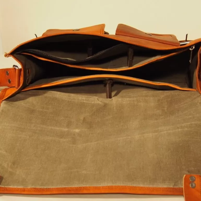 Sacs À Bandoulière En Cuir | Cartables En Cuir*Skin Project Cartable vintage en cuir - Ordinateur 15''