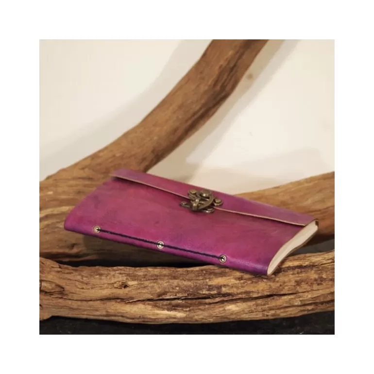 Carnets En Cuir*Skin Project Grand calepin en cuir coloré – Crochet