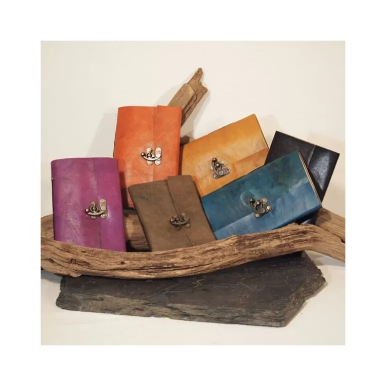 Carnets En Cuir*Skin Project Grand calepin en cuir coloré – Crochet