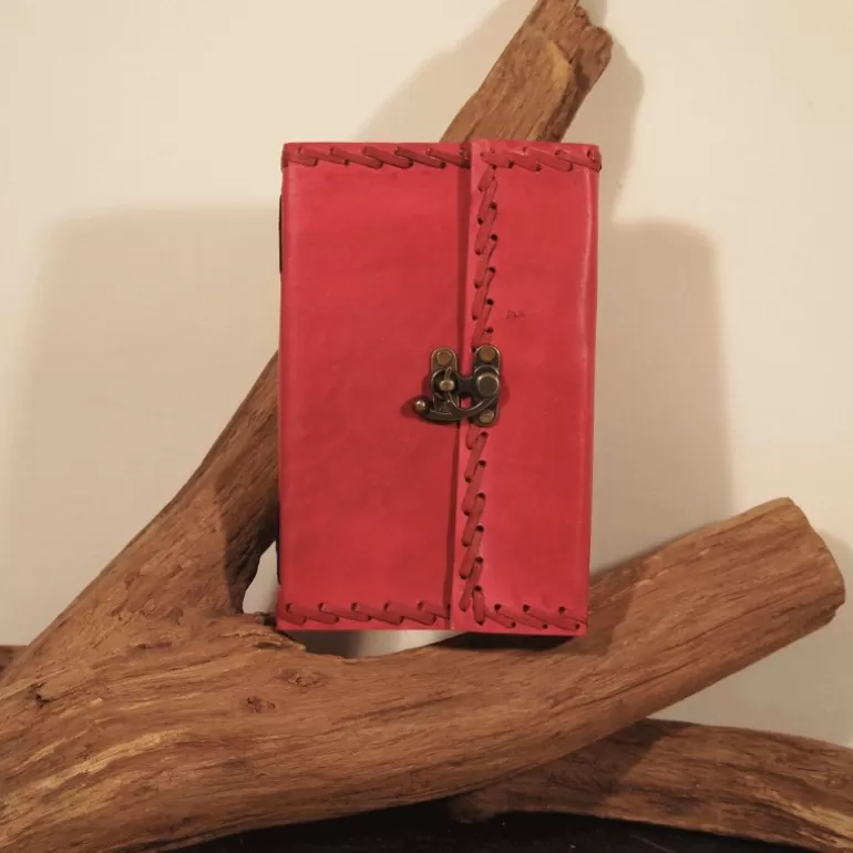 Carnets En Cuir*Skin Project Grand grimoire en cuir coloré – Crochet