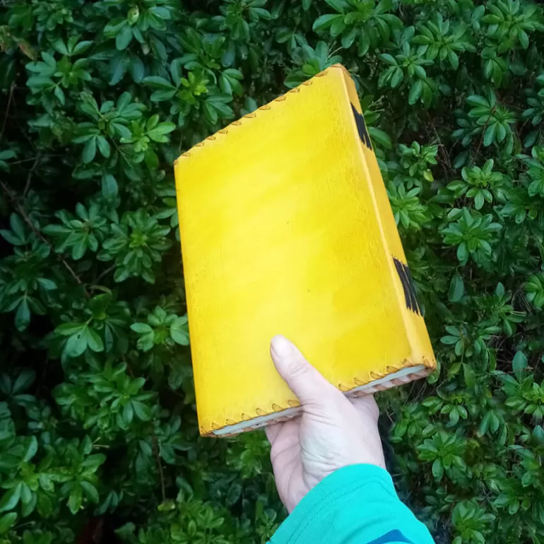Carnets En Cuir*Skin Project Journal intime en cuir coloré - Cadenas - XL