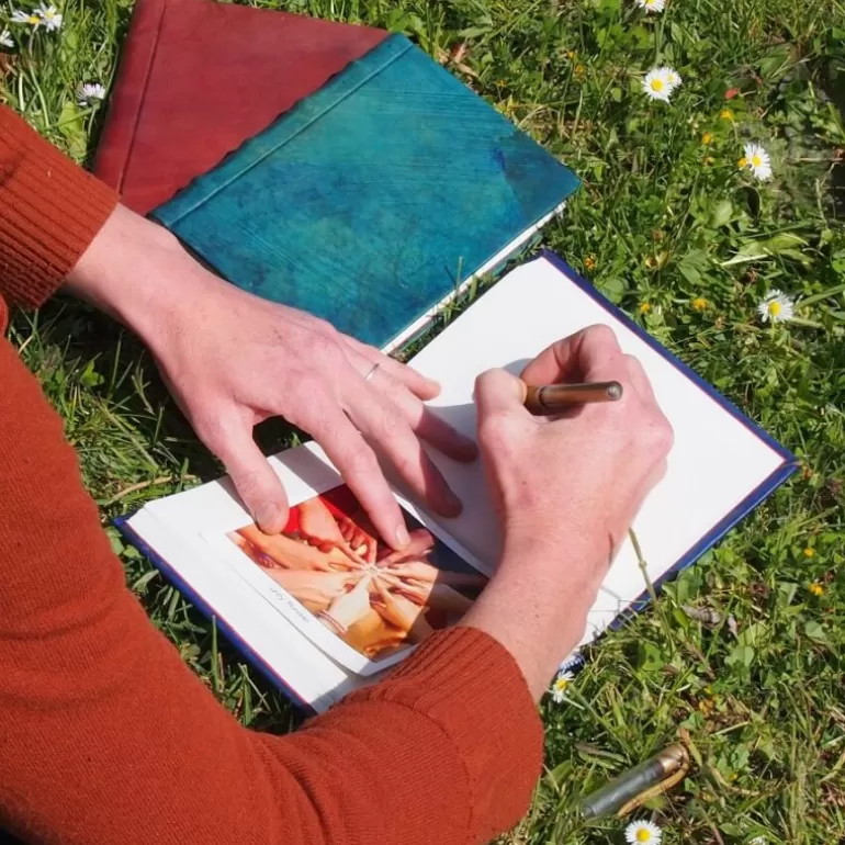 Carnets En Cuir*Skin Project Livre relié en cuir coloré - Zuffer - M