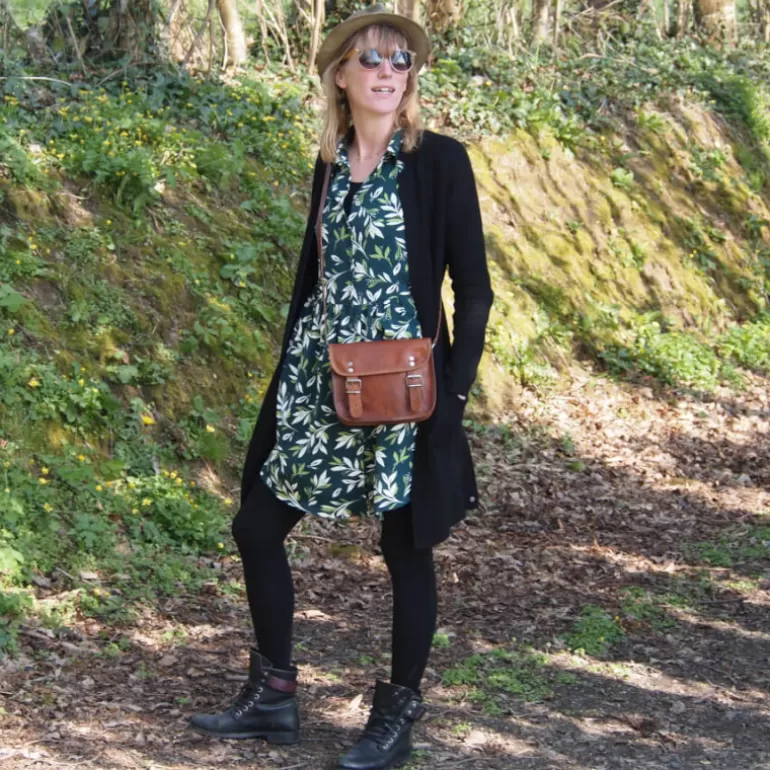 Sacs À Bandoulière En Cuir | Sacs À Main En Cuir*Skin Project Petite sacoche en cuir vintage – 2 boucles aimantées – S