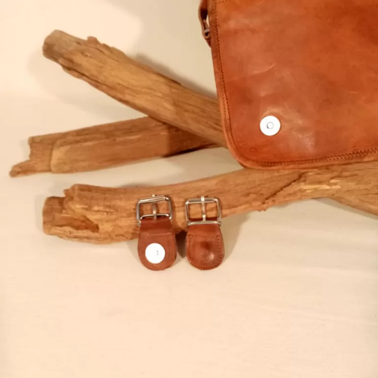 Sacs À Bandoulière En Cuir | Sacs À Main En Cuir*Skin Project Petite sacoche en cuir vintage – 2 boucles aimantées – S