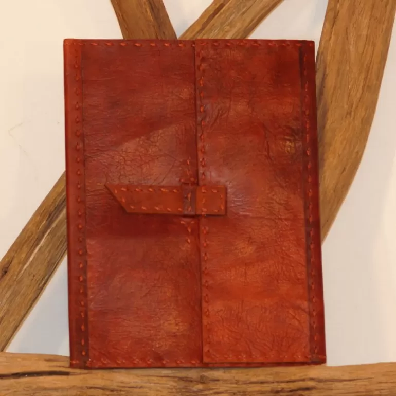 Porte Documents En Cuir*Skin Project Porte documents cuir Brut - Vintage