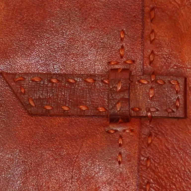 Porte Documents En Cuir*Skin Project Porte documents cuir Brut - Vintage
