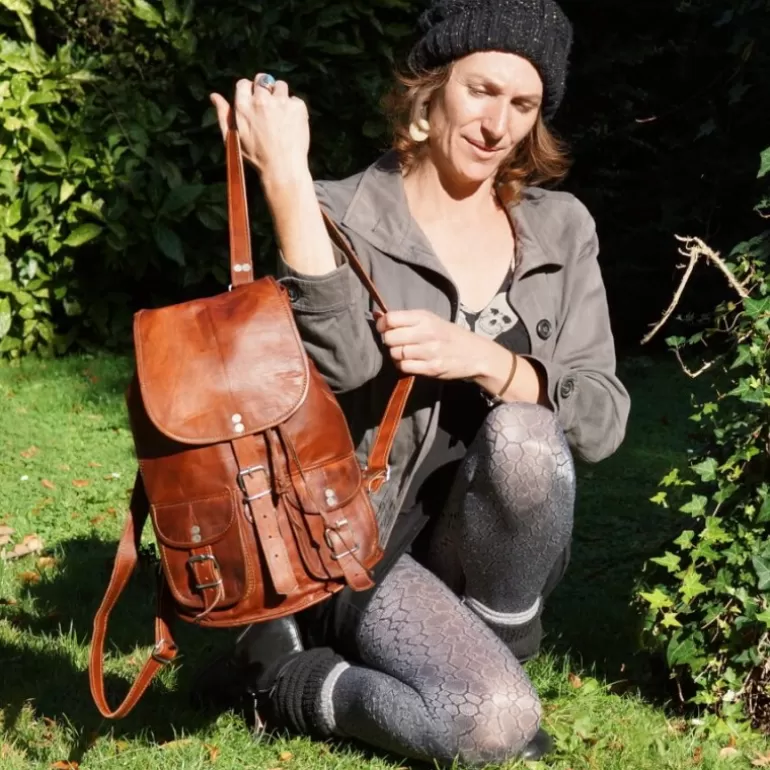 Sacs De Voyage En Cuir | Sacs À Dos En Cuir*Skin Project Sac à dos en cuir vintage - Baroudeur - M