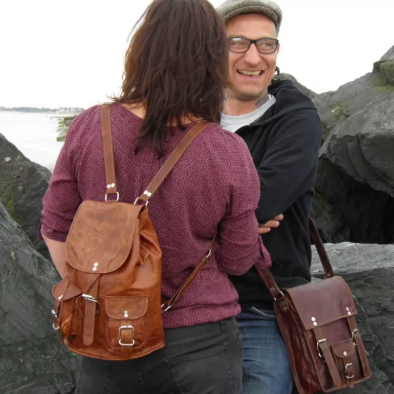 Sacs De Voyage En Cuir | Sacs À Dos En Cuir*Skin Project Sac à dos en cuir vintage - Baroudeur - S
