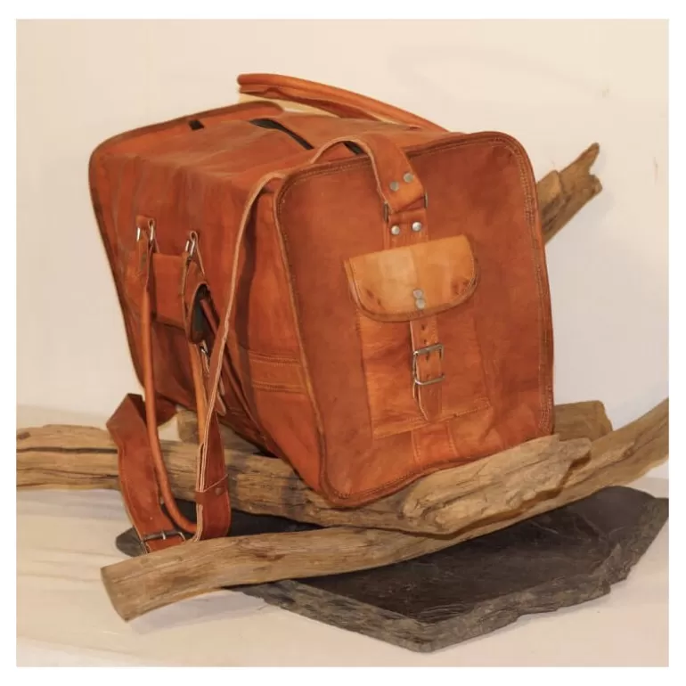 Sacs De Voyage En Cuir | Sacs De Voyage En Cuir*Skin Project Sac de voyage en cuir vintage - Carré - XXXL
